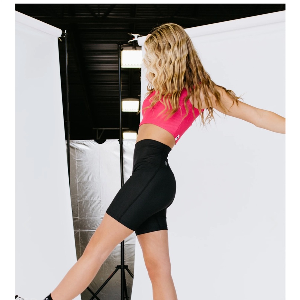 Five Dancewear MIDI Rib Biker Short Girls Y L